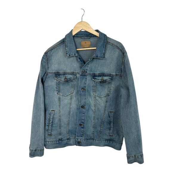 ThreadFast Apparel Other - ThreadFast Apparel 370J Unisex XL Light Blue Denim Jacket | Sustainable Styles